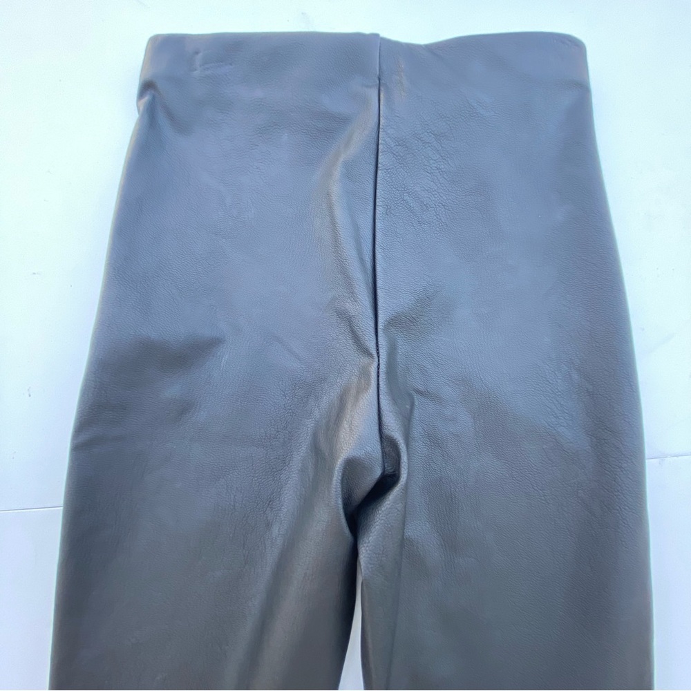 NWOT Good American GOOD WAIST FAUX LEATHER LEGGINGS Pants size small extra small - Picture 6 of 14
